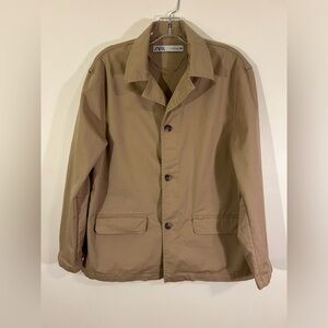 Zara utility tan jacket